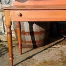 Victorian pine table/desk