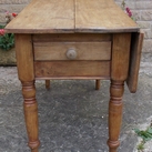 Victorian drop-flap pine table